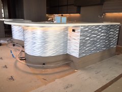 Aluminum Clad Kitchen Island